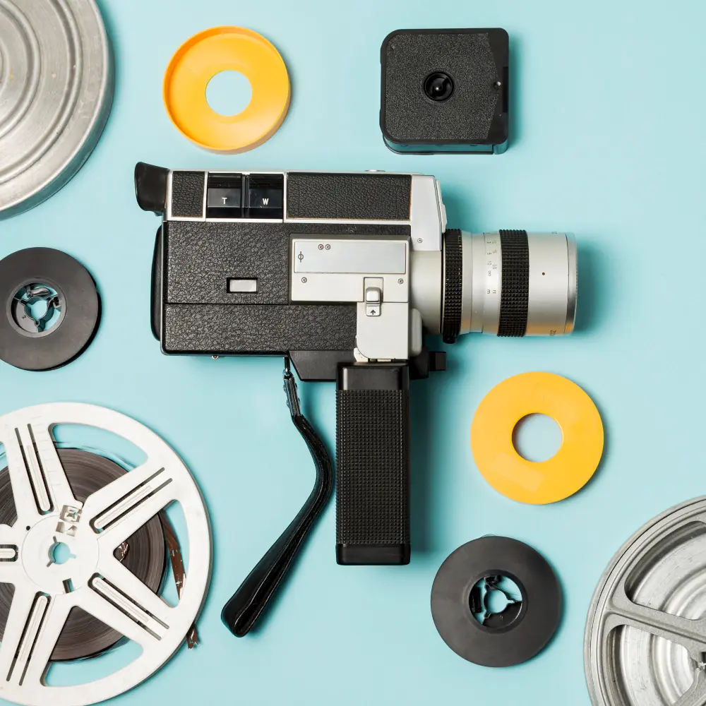 Super 8 cine film reel